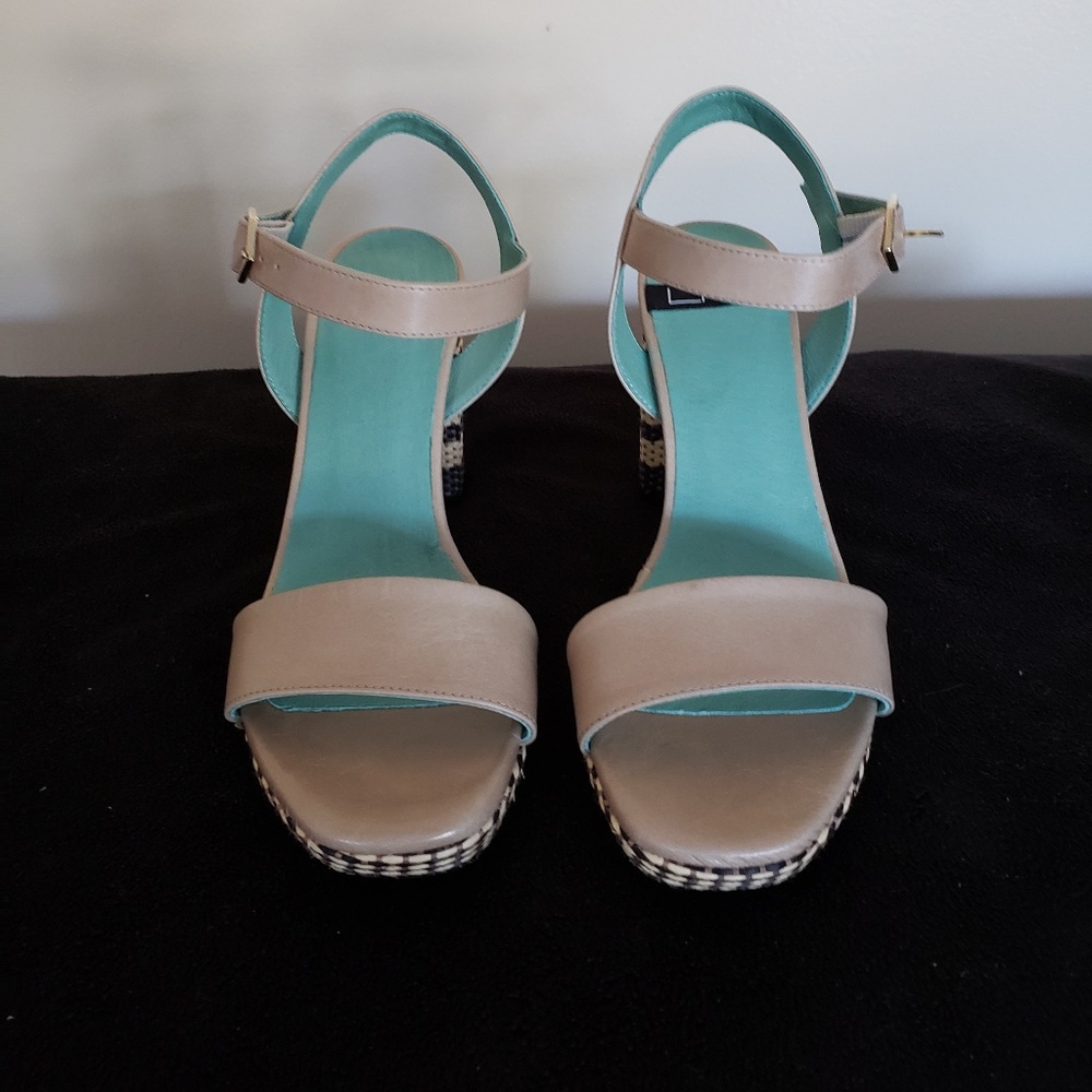 ANTHROPOLOGIE LAB Jute Plateform Heels - Picture 1 of 7